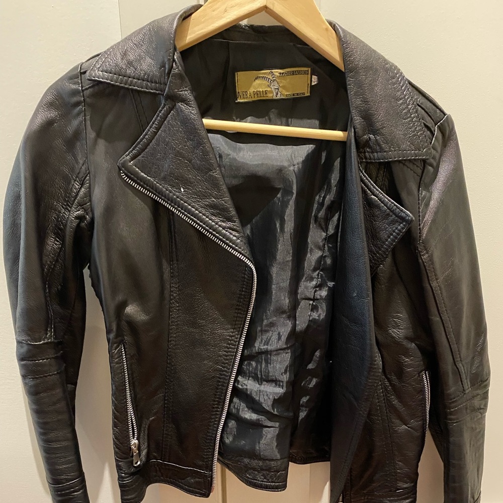 Authentic Italian leather jacket